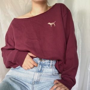 Pink • Maroon Sweatshirt